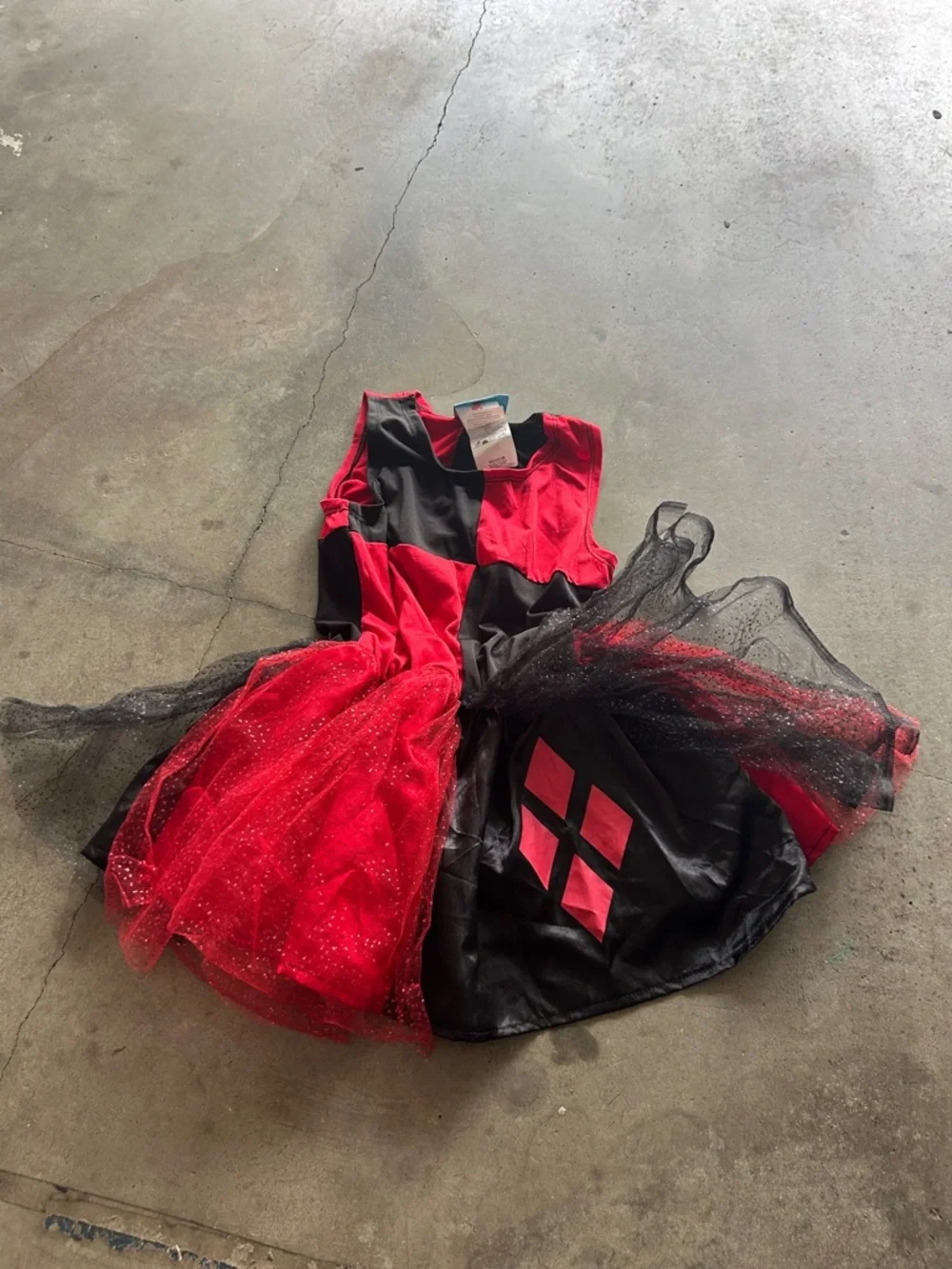 Harley Quinn BATMAN DC Comics Costume Dress by Rubie’s | Girls Medium 8-10